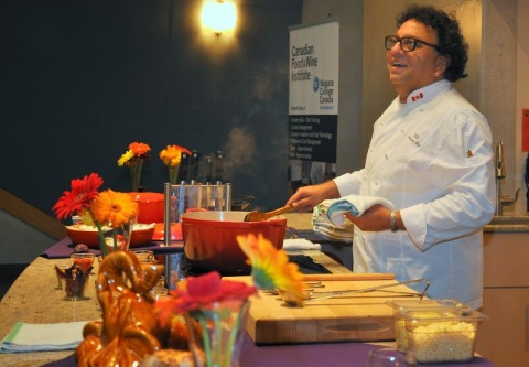 Celebrity chef Vikram Vij visits CFWI | InsideNC